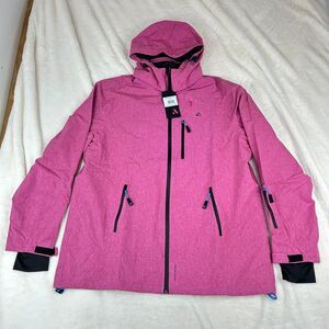 Apricoat Women's Jacket in Pink with Removable Hood Size 2XL